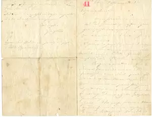 Lettera di Tanara alla moglie